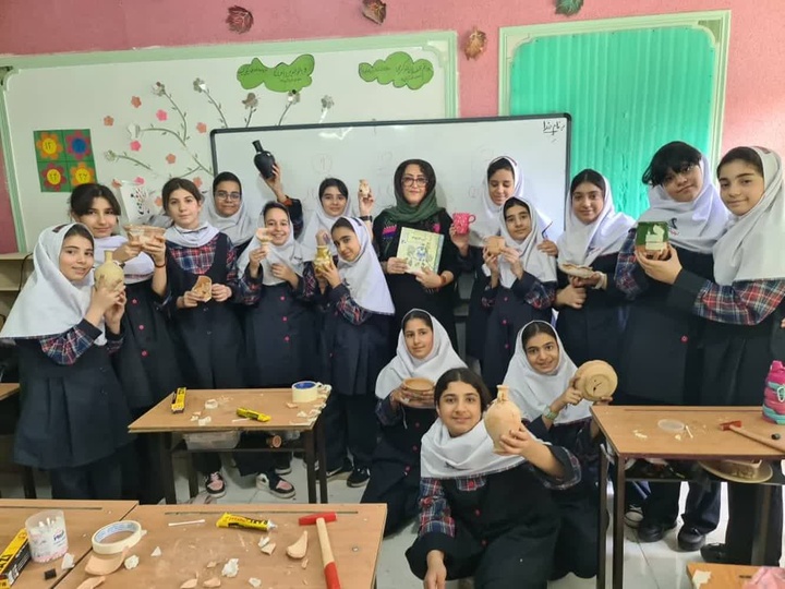 کارگاه تلفیقی «حقوق کودک و مرمت سفال» در استان البرز