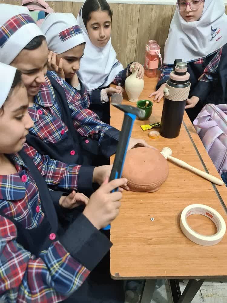 کارگاه تلفیقی «حقوق کودک و مرمت سفال» در استان البرز