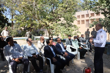 برگزاری دوره آموزش و رزمایش اطفای حریق توسط یگان حفاظت میراث‌فرهنگی خراسان جنوبی