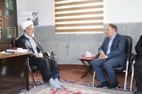 دیدار مدیرکل میراث‌فرهنگی خراسان شمالی با نماینده ولی‌فقیه در خراسان شمالی