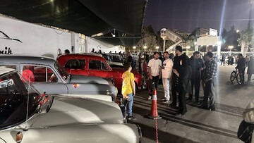 گردهمایی خودروهای تاریخی مرسدس بنز به یاد استاد شهریار