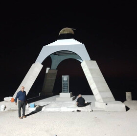 بازسازی یادمان علاءالدین در اندیکا