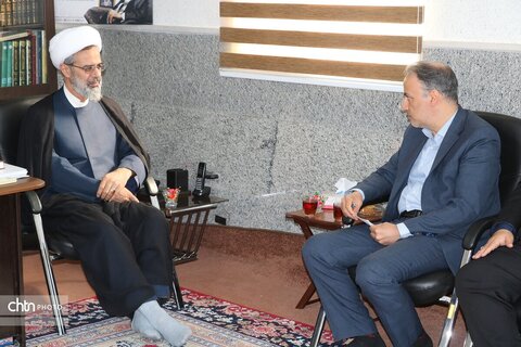 دیدار مدیرکل میراث‌فرهنگی خراسان شمالی با نماینده ولی‌فقیه در خراسان شمالی