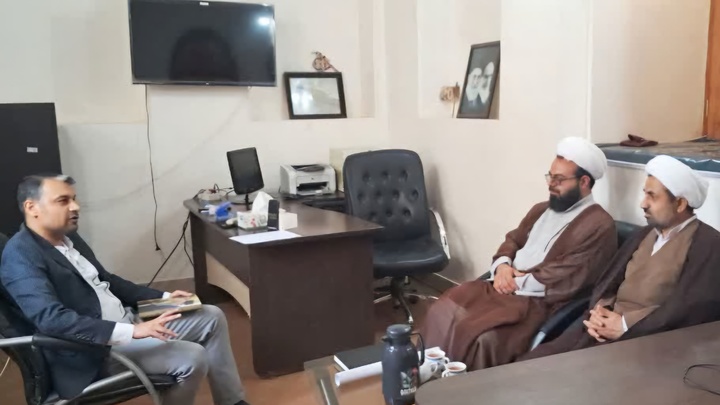 دیدار رئیس اداره تبلیغات اسلامی تنگستان با رئیس میراث فرهنگی شهرستان