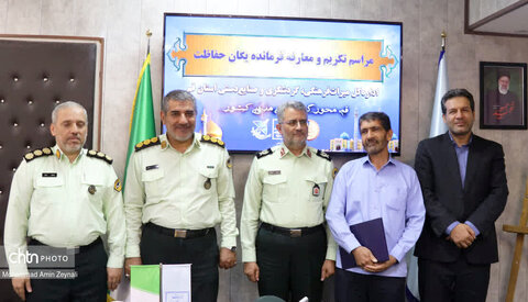 آیین معارفه فرمانده جدید یگان حفاظت میراث‌فرهنگی قم برگزار شد