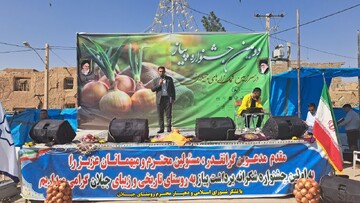 دومین جشنواره پیاز جیلان در شاهرود برگزار شد