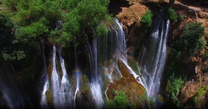 آبشارهای مینیاتوری چهارمحال وبختیاری