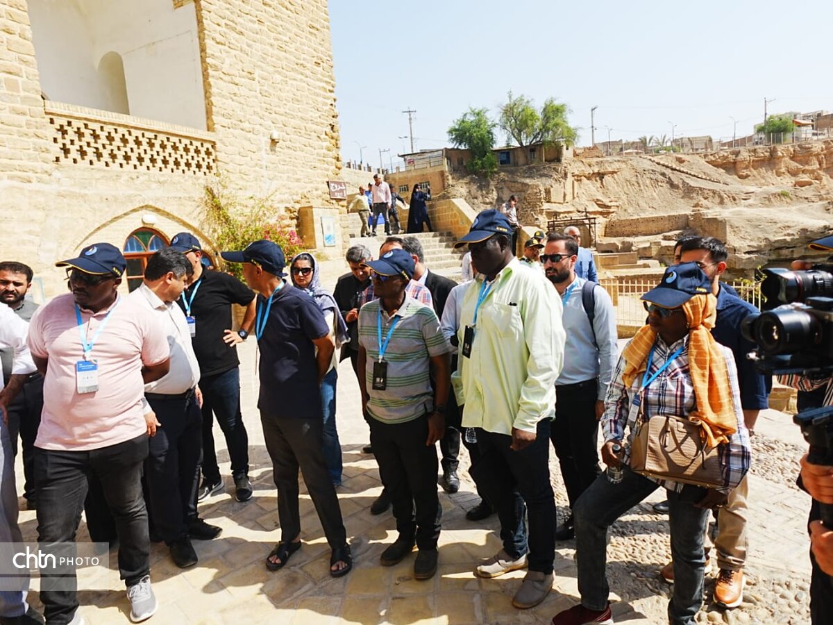 بازدید نمایندگان سازمان جهانی یونسکو از سازههای آبی تاریخی شوشتر