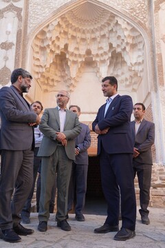 بازدید رئیس کل دادگستری و مدیرکل بازرسی آذربایجان غربی از پروژه‌های عمرانی مهم میراث‌فرهنگی