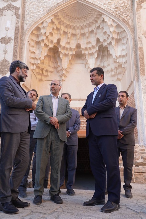 بازدید رئیس کل دادگستری و مدیرکل بازرسی آذربایجان غربی از پروژه‌های عمرانی مهم میراث‌فرهنگی