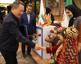 مراسم استقبال از دبیرکل، سفرا، نمایندگان کشورهای عضو سازمان همکاری اقتصادی(اکو) در زنجان