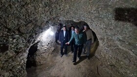 بازدید میدانی استاندار خراسان جنوبی از دژ و قلعه زیر زمینی روستای نیگ بخش سده قائنات