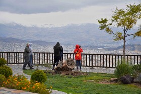 چشم انداز رویایی شهر سنندج در فصل پاییز