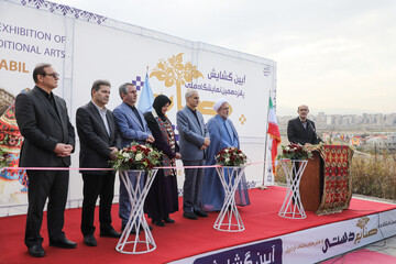 آئین افتتاح پانزدهمین نمایشگاه ملی صنایع‌دستی و هنرهای سنتی اردبیل