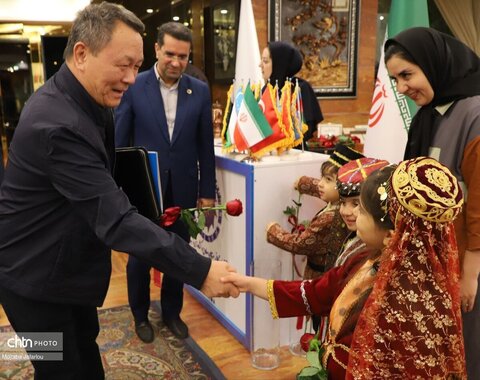 مراسم استقبال از دبیرکل، سفرا، نمایندگان کشورهای عضو سازمان همکاری اقتصادی(اکو) در محل هتل بزرگ زنجان