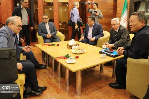 مراسم استقبال از دبیرکل، سفرا، نمایندگان کشورهای عضو سازمان همکاری اقتصادی(اکو) در محل هتل بزرگ زنجان