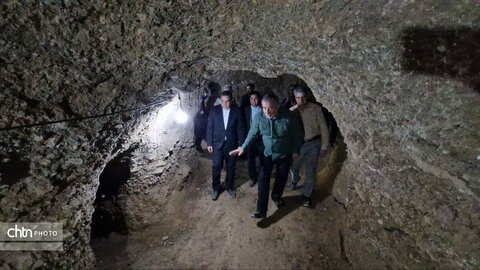 بازدید میدانی استاندار خراسان جنوبی از دژ و قلعه زیر زمینی روستای نیگ بخش سده قائنات