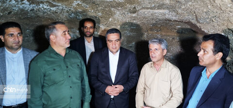 بازدید میدانی استاندار خراسان جنوبی از دژ و قلعه زیر زمینی روستای نیگ بخش سده قائنات