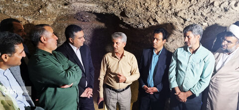 بازدید میدانی استاندار خراسان جنوبی از دژ و قلعه زیر زمینی روستای نیگ بخش سده قائنات