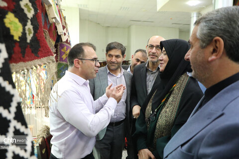 حضور معاون صنایع‌دستی کشور در شهر ملی گلیم عنبران