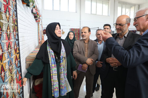حضور معاون صنایع‌دستی کشور در شهر ملی گلیم عنبران