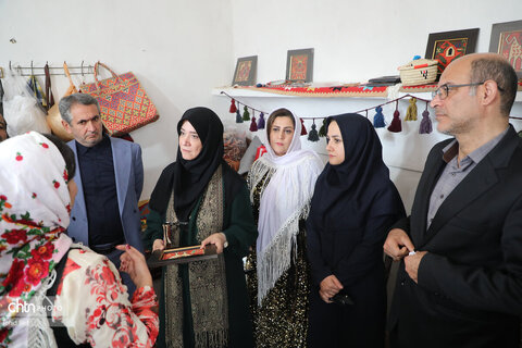 حضور معاون صنایع‌دستی کشور در شهر ملی گلیم عنبران