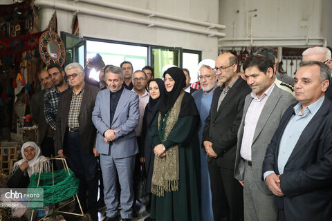 حضور معاون صنایع‌دستی کشور در شهر ملی گلیم عنبران