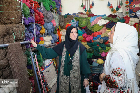 حضور معاون صنایع‌دستی کشور در شهر ملی گلیم عنبران