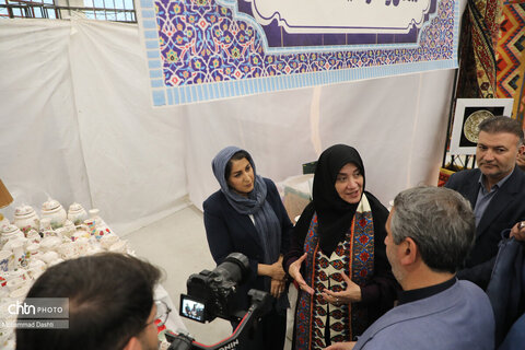 پانزدهمین نمایشگاه ملی صنایع‌دستی و هنرهای سنتی اردبیل آغاز به کار کرد