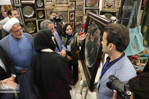 پانزدهمین نمایشگاه ملی صنایع‌دستی و هنرهای سنتی اردبیل آغاز به کار کرد