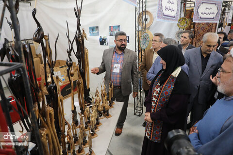 پانزدهمین نمایشگاه ملی صنایع‌دستی و هنرهای سنتی اردبیل آغاز به کار کرد