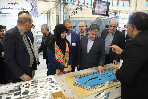 بازدید استاندار اردبیل از پانزدهمین نمایشگاه ملی صنایع‌دستی اردبیل