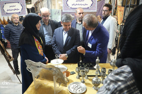 بازدید استاندار اردبیل از پانزدهمین نمایشگاه ملی صنایع‌دستی اردبیل