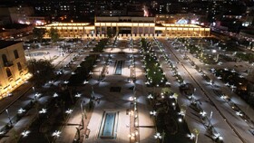 افتتاح پروژه سبزه میدان زنجان