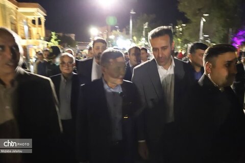 افتتاح پروژه سبزه میدان زنجان