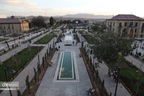 افتتاح پروژه سبزه میدان زنجان