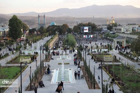 افتتاح پروژه سبزه میدان زنجان