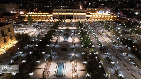 افتتاح پروژه سبزه میدان زنجان