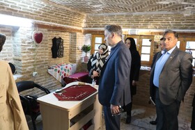 خانه صنایع‌دستی جاجرمی؛ میزبان سرپرست میراث‌فرهنگی خراسان شمالی