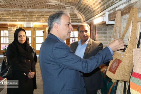 خانه صنایع‌دستی جاجرمی؛ میزبان سرپرست میراث‌فرهنگی خراسان شمالی