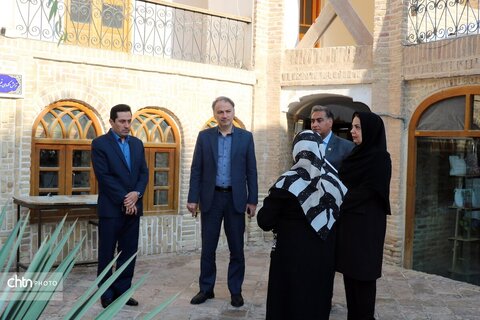 خانه صنایع‌دستی جاجرمی؛ میزبان سرپرست میراث‌فرهنگی خراسان شمالی