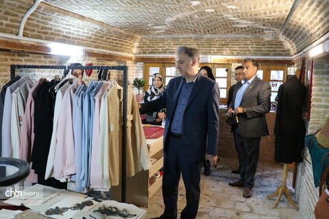 خانه صنایع‌دستی جاجرمی؛ میزبان سرپرست میراث‌فرهنگی خراسان شمالی