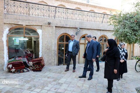 خانه صنایع‌دستی جاجرمی؛ میزبان سرپرست میراث‌فرهنگی خراسان شمالی