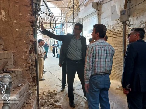 بازدید از اقدامات و روند اجرایی بازار یزد