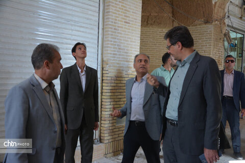 بازدید از اقدامات و روند اجرایی بازار یزد
