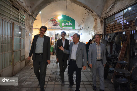 بازدید از اقدامات و روند اجرایی بازار یزد