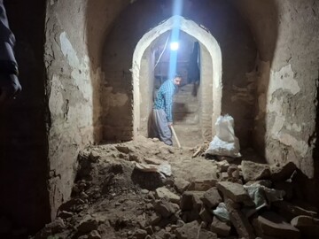 آغاز مرمت و احیا سرداب گنبد تاریخی شهمیر نیشابور