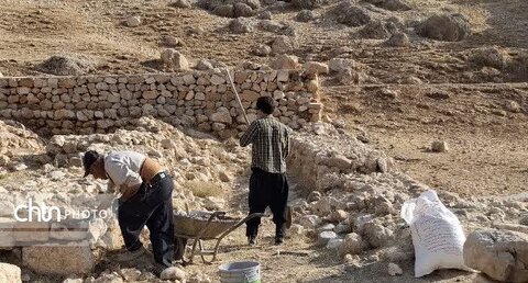 مرمت تاق سنگی خان‌اوی چهارمحال و بختیاری ۴۰ درصد پیشرفت فیزیکی دارد