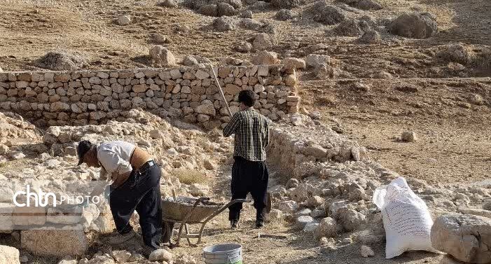 مرمت تاق سنگی خان‌اوی چهارمحال و بختیاری ۴۰ درصد پیشرفت فیزیکی دارد