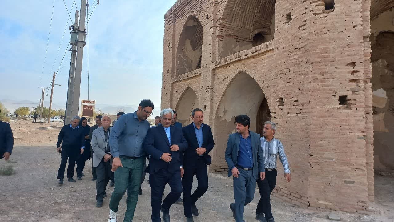 بازدید مدیرکل میراث‌فرهنگی خراسان رضوی از آثار تاریخی و ظرفیت‌های گردشگری شهرستان جغتای